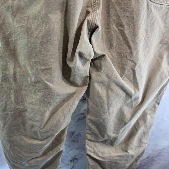 Carhartt Pants Mens 40 X 30 Khaki Tan Canvas Straight Chino Relaxed Fit - Picture 7 of 11
